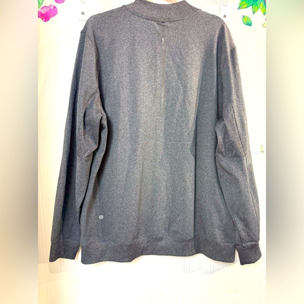 Lululemon Six Pack Jacket Gray‎ Zip-Up Sweater Sz XXL - Picture 3 of 5